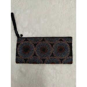 Beaded Clutch with Strap